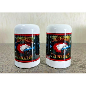 Wisconsin Dells Souvenir Salt and Pepper Shakers