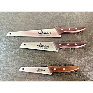 Moravan Molybdenum Vanadium Kitchen Knives Set of 3 Japan - Etsy