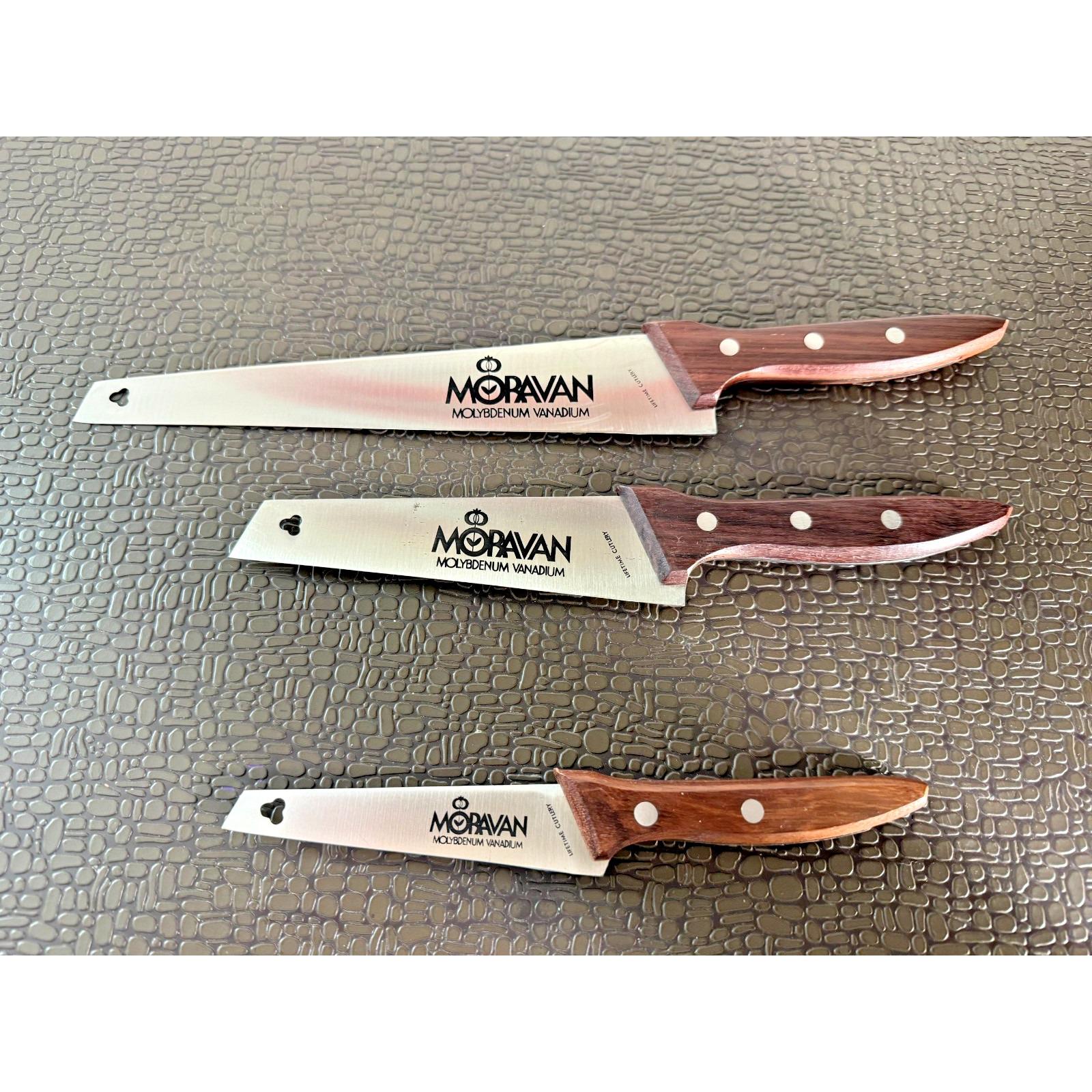 Moravan Molybdenum Vanadium Kitchen Knives Set of 3 Japan - Etsy