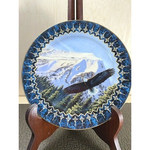 Vintage &quot;Where Eagles Soar, Royal Ascent&quot; Plate, Bradford Exchange