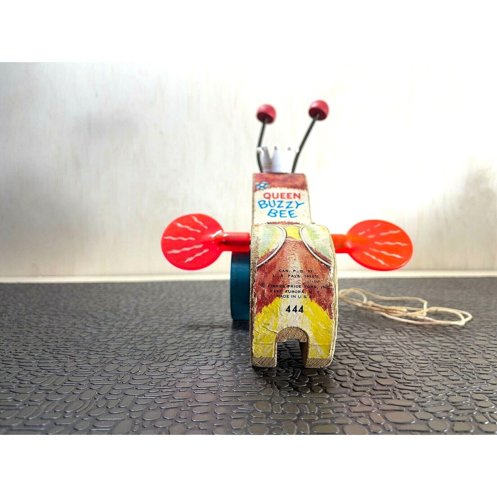 Fisher Price-1962 Queen Buzzy Bee-# 444-made in USA * - Etsy