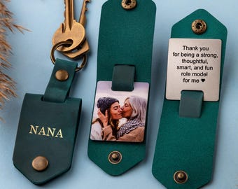 Nana Keychain, Mothers Day Gift for Grandma, Personalized Photo Keychain, Gifts for Grandma