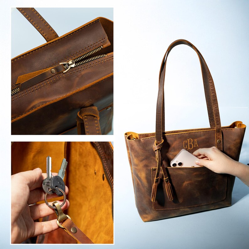 Travel Tote Bag with Trolley Sleeve for Women, Personalized Tote Bag with Trolley Sleeve, Gift for Student, Travel Gift for Her zdjęcie 13