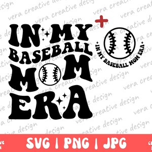 In My Baseball Mom Era Svg Png Pocket Design Baseball Mom - Etsy