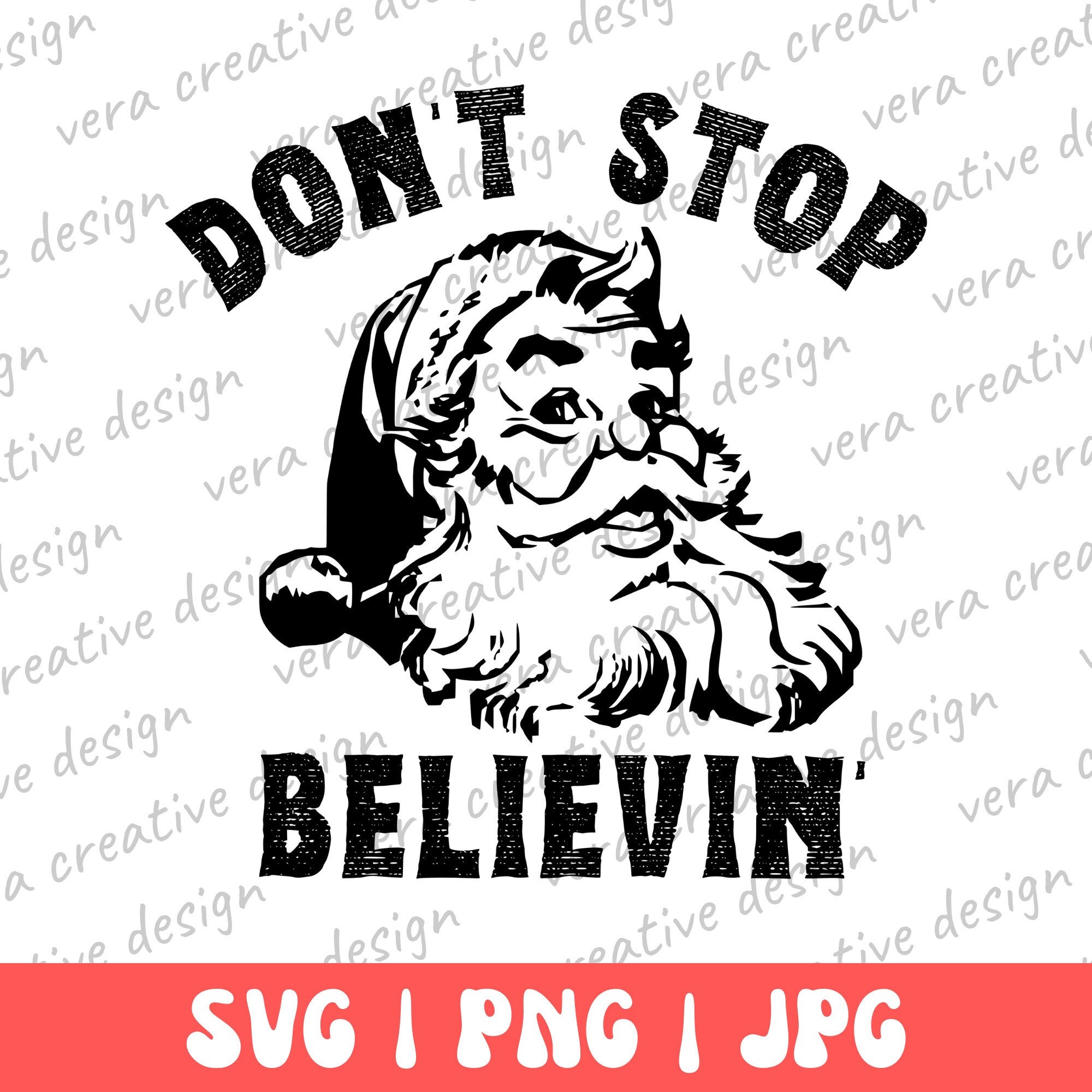 Dont Stop Believing Svg - Etsy