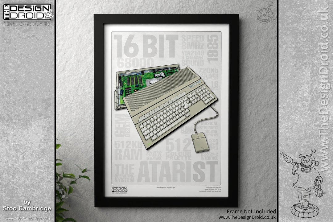 Atari ST Illustration Poster Print - Etsy