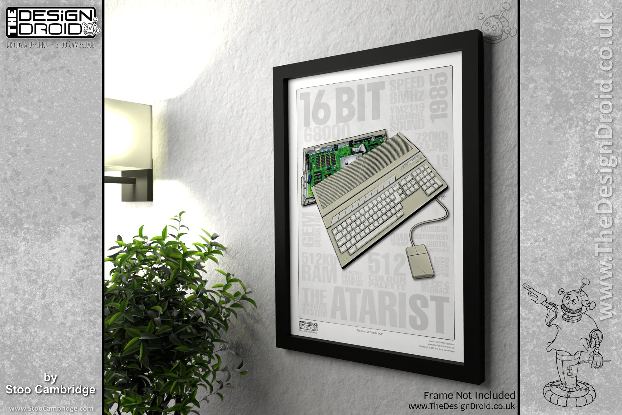 Atari ST Illustration Poster Print - Etsy
