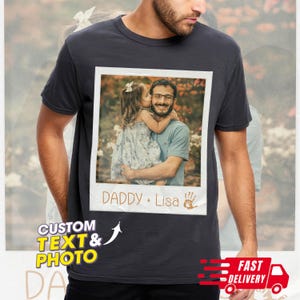 Custom Dad Shirt, Custom T Shirts With Photo, Dad&#39;s Edition Shirt, Personalized Father&#39;s Day Gifts, Daddy Shirt, Unique Gift for Dad