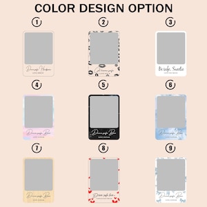 May include: A collection of nine photo frame designs with various color schemes and text. The frames have rectangular openings for photos. Text includes phrases like "Drive safe," "Be safe, Sweetie," and "Love you." The frames have different border designs.