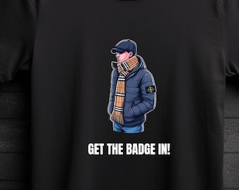 Customizable Football Casuals T-Shirt: Stoney Inspired Design