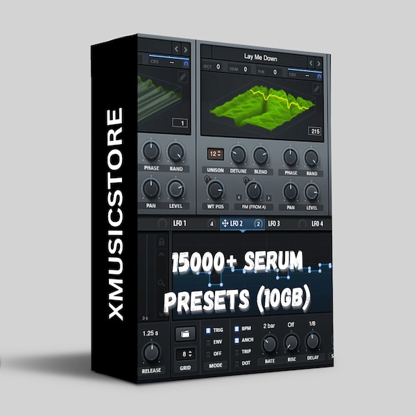 Mehr als 15.000 Xfer Serum Presets (10 GB), EDM Trap Hip Hop Future Pop, FL Studio Logic Ableton