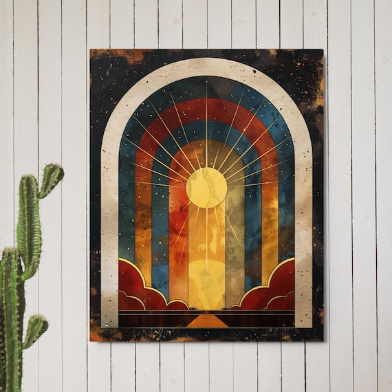 Hippie style, groovy vibes retro psychedelic art posters