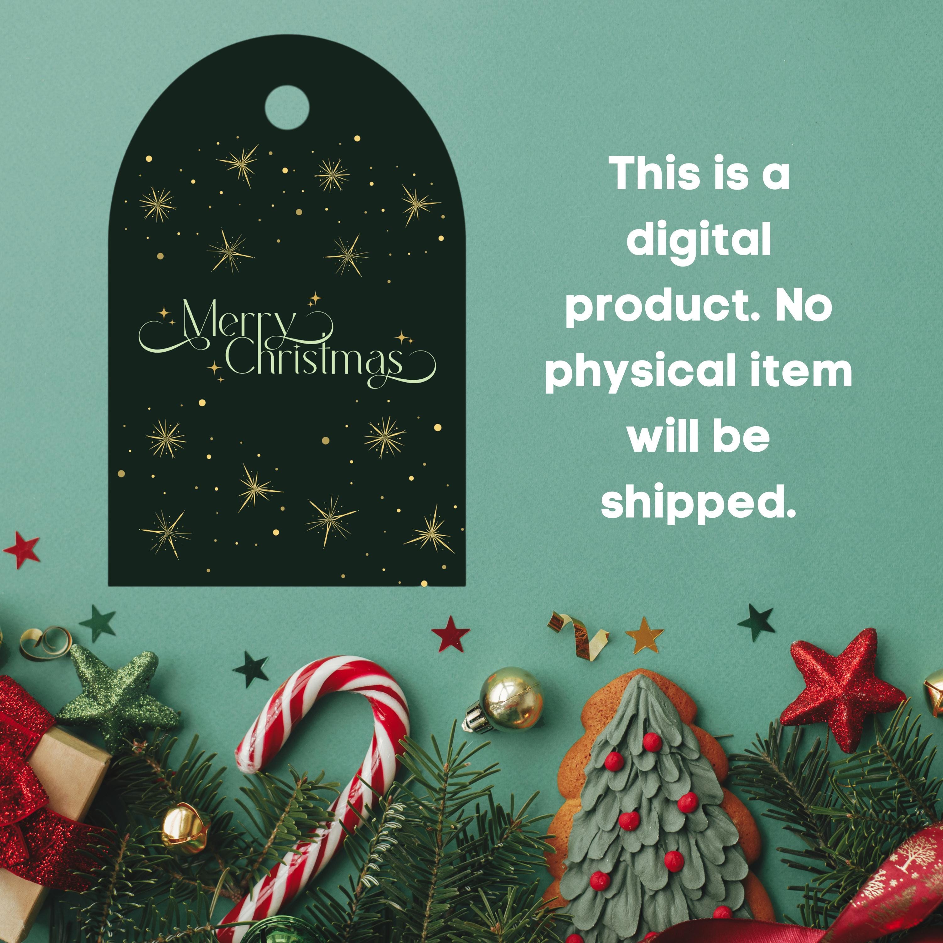 Editable Gift Tag Template | Customizable Canva Design | Printable Tags ...
