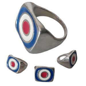 Diana Mod ring Northern Soul Mod target Lambretta Quadrophenia Mods The Jam The Who We are the Mods