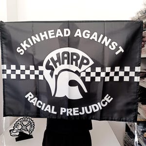 SHARP Skinheads against racial prejudice flag, Original Skinhead Antiracist