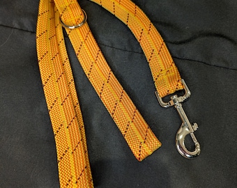 Yellow Dog Leash - 1" wide - Climbing Rope Leash