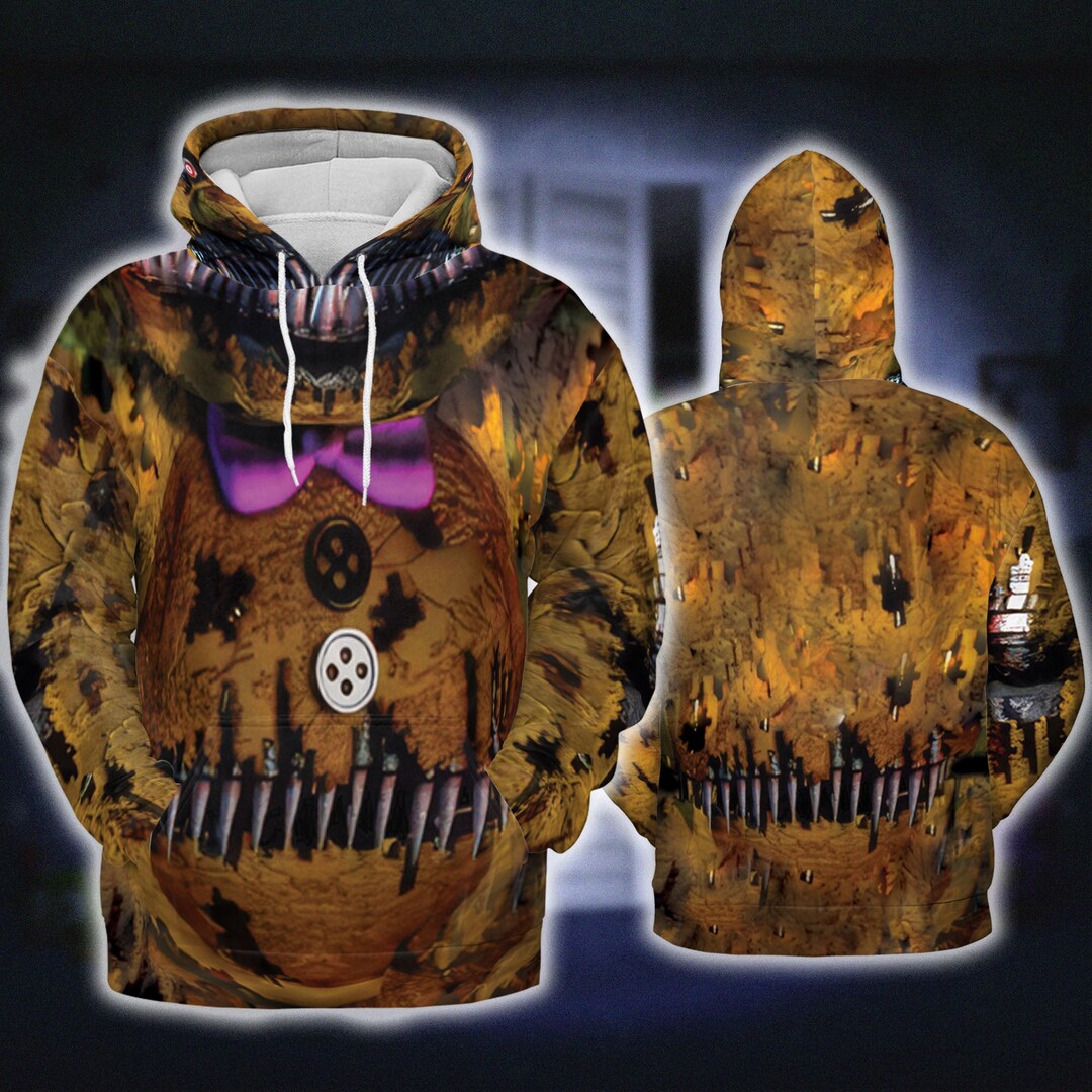 Costume Golden Freddy Nighmare.fnafgolden Freddy Outfit for Etsy