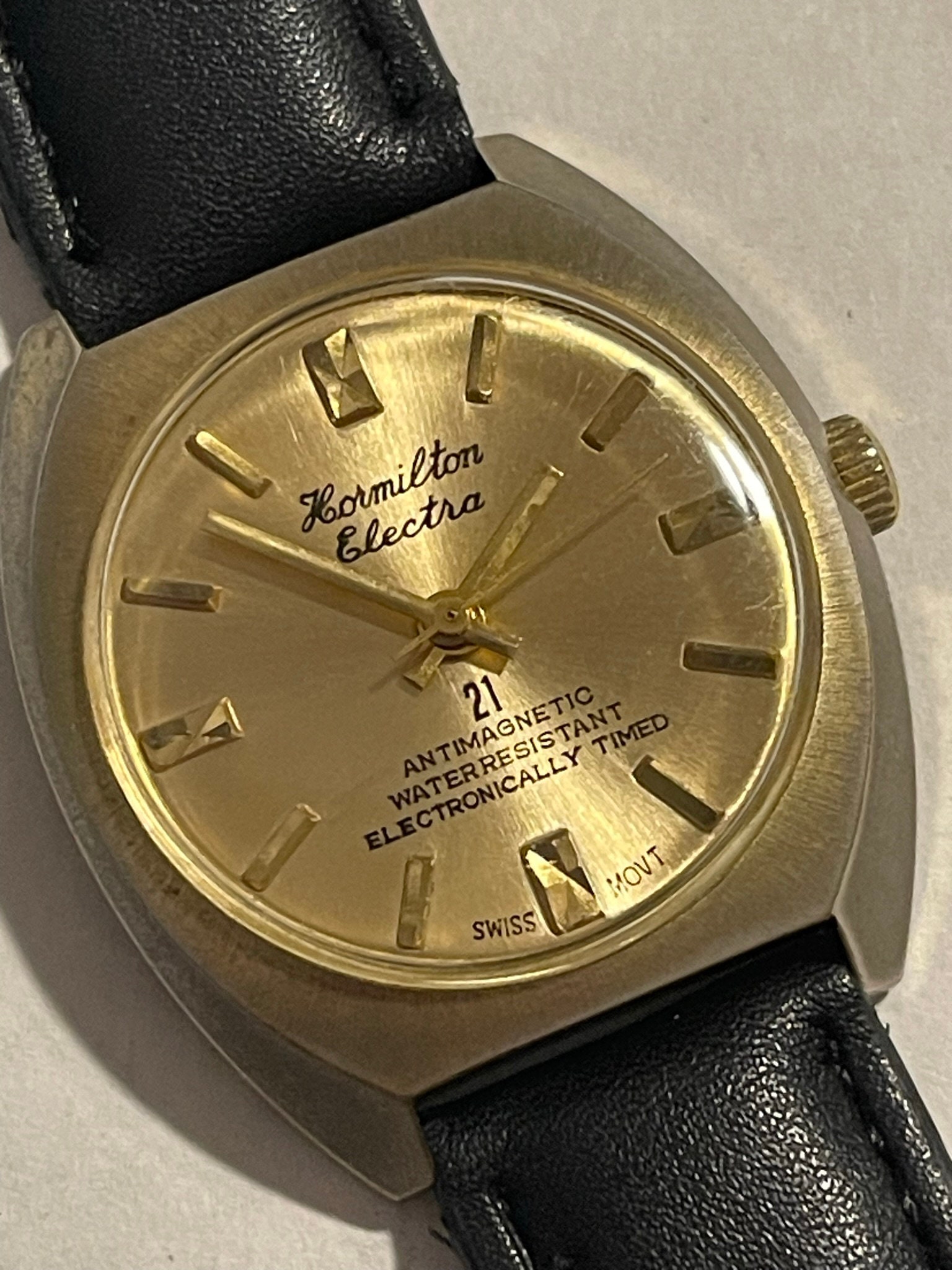 Vintage Hormilton Electra 21 Mechanical Antimagnetic