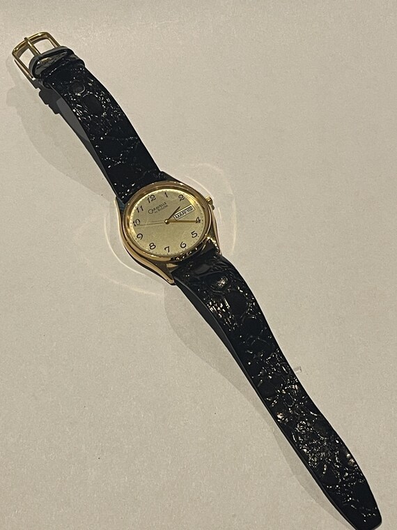 Caravelle by Bulova Ladies Watch White Dial Black Leather Strap Date Window Bulova | Accessories | Caravelle By Bulova Ladies Watch  main image 4