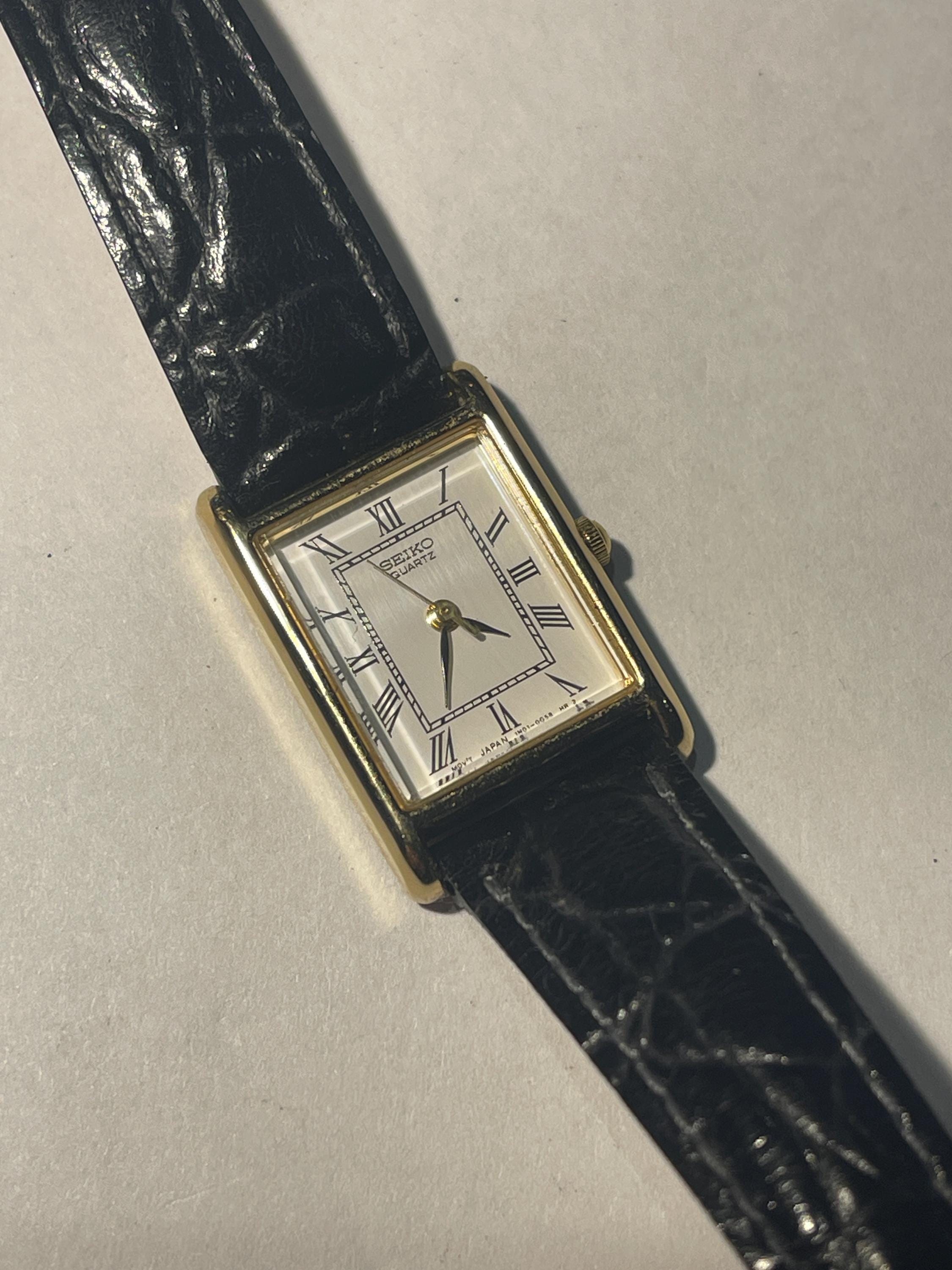 SEIKO エクセリーヌ ローマン文字 タンク スクエア　レディース SEIKO エクセリーヌ ローマン文字 タンク スクエア レディース