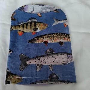 2 1/2 "(6 1/2cm)Flanschgröße x 8 "(20cm) Länge ." Stomabeutel-Überzug.  Fischen gegangen . Anzug Ileostoma, Colostoma  offenen Stretch zurück