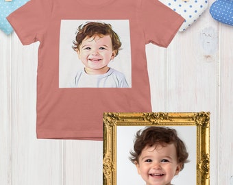 Toddler Tshirt, Toddler Painting Shirt, Custom Painting Shirt, Custom T-Shirt Graphic, Picture Shirt, Custom Picture Shirt, T-shirt Painting