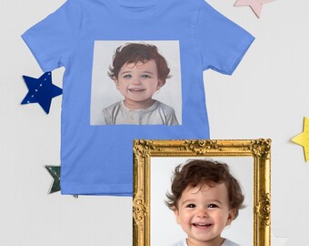 Toddler Tshirt, Toddler Drawing Shirt, Custom Drawing Shirt, Custom T-Shirt Graphic, Picture Shirt, Custom Picture Shirt, T-shirt Drawing