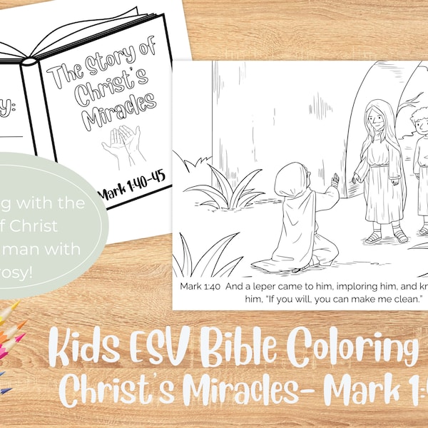 Esv Coloring Pages - Etsy