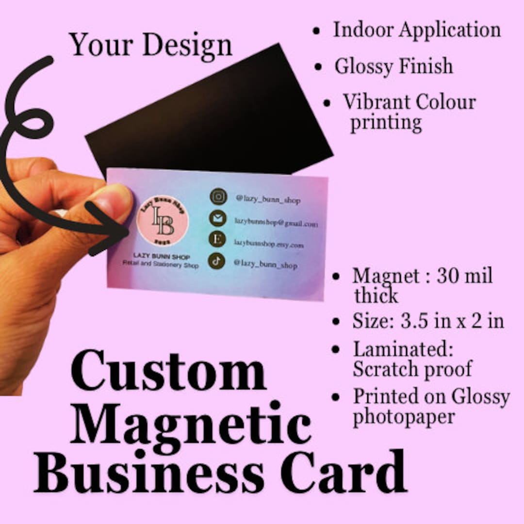 50 Custom Business Card for Businesses Business Etsy