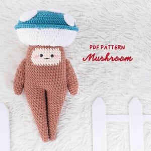 Mushroom Amigurumi Crochet Pattern: Forest Decor Plush (PDF Pattern)