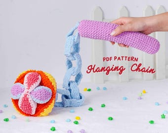 Hanging Chain Amigurumi Crochet Pattern: Plushie Doll (PDF Pattern)