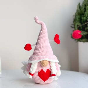 Love Couple Gnome Crochet Pattern, Valentine Crochet Pattern, Heart Crochet Pattern, Love Crochet Pattern image 2