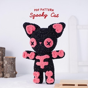 Halloween Cat Crochet Pattern: Amigurumi PDF Decoration, Halloween Crochet Pattern, Amigurumi Crochet Pattern