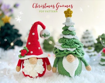 Christmas Crochet Gnomes Pattern Bundle (PDF Pattern)
