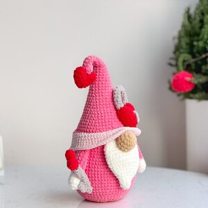 Love Couple Gnome Crochet Pattern, Valentine Crochet Pattern, Heart Crochet Pattern, Love Crochet Pattern image 4