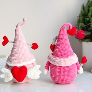 Love Couple Gnome Crochet Pattern, Valentine Crochet Pattern, Heart Crochet Pattern, Love Crochet Pattern image 9