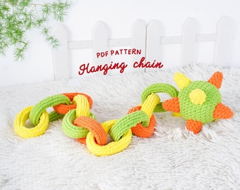 Amigurumi Crochet Pattern: Hanging Toy Chain Loops (PDF Download)