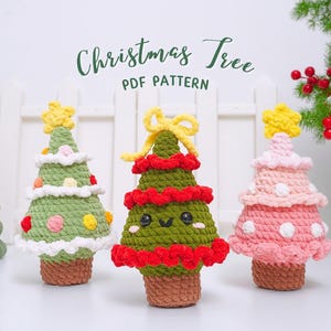 Christmas Tree Crochet Pattern, Amigurumi Christmas Tree Crochet, Christmas Crochet Patterns
