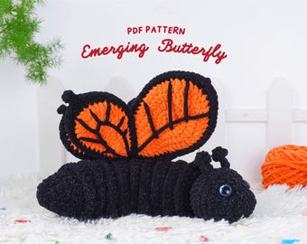 Butterfly Crochet Pattern: Amigurumi Insect Toy (PDF Pattern, US Terms)