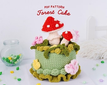 forest様　ご確認用です ケーキ　編み物 フォレストケーキの編みぐるみパターン：PDFダウンロード - Etsy 日本