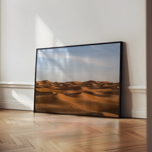Morocco Sahara Photography, Morocco Photography Wall Art, Sand Dunes Desert Landscape Artwork, Fine Art Photography Poster