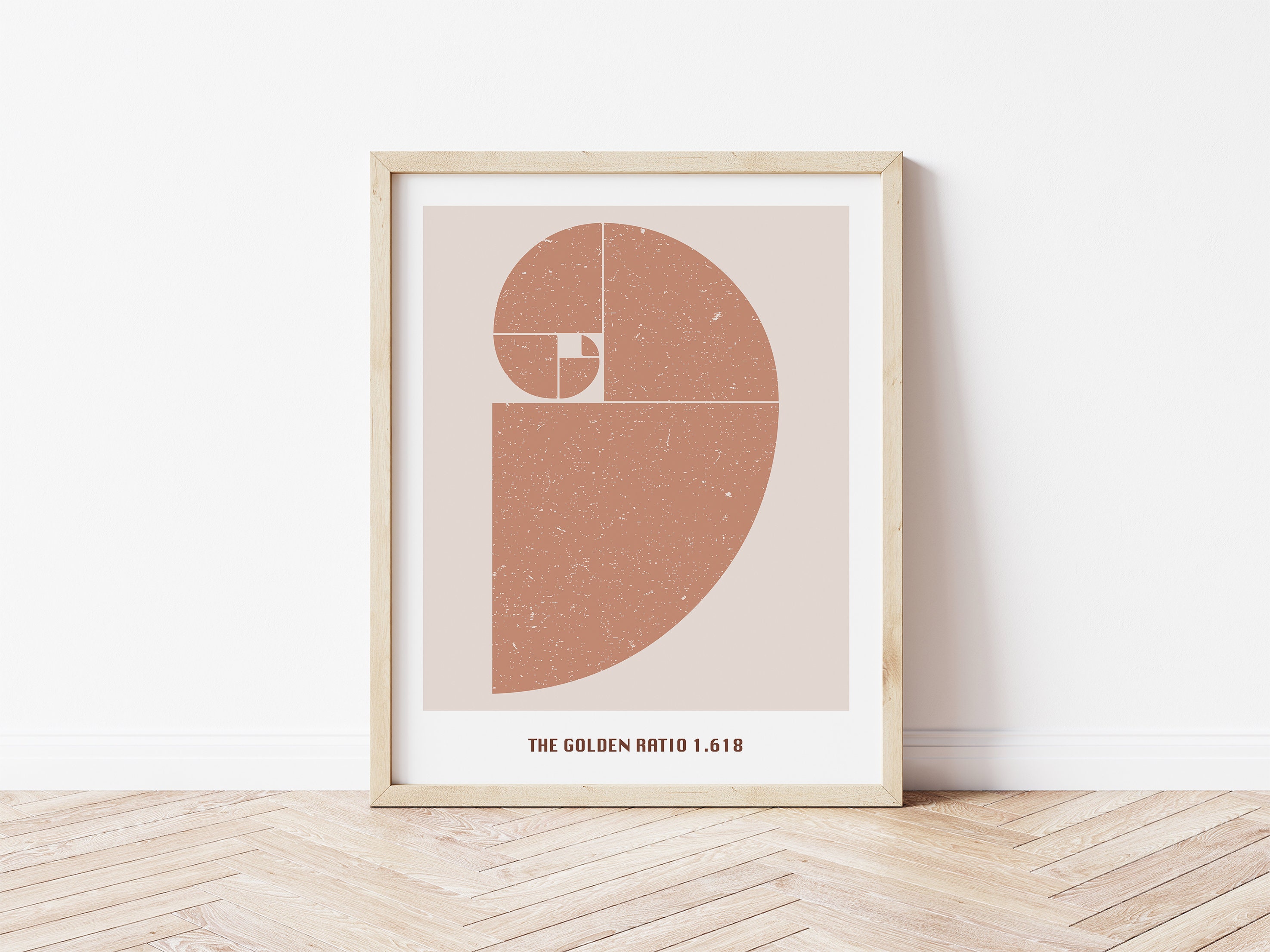 Golden Ratio Print / Fibonacci Spiral Poster / Fibonacci Sequence Wall ...