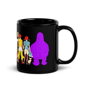 Fast Food Butts Glossy Mug: Adult Novelty Gag Gift