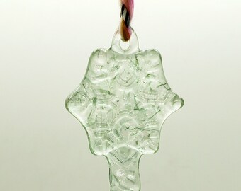 Fremont Glas Schneeflocke Eiszapfen Ornament