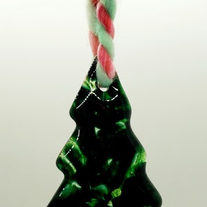 Fremont fused glass tree ornament