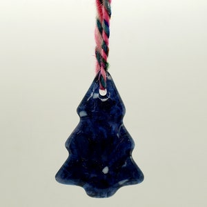 Oceanside Dreamcatcher fused glass tree ornament