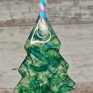 Fremont fused glass tree ornament