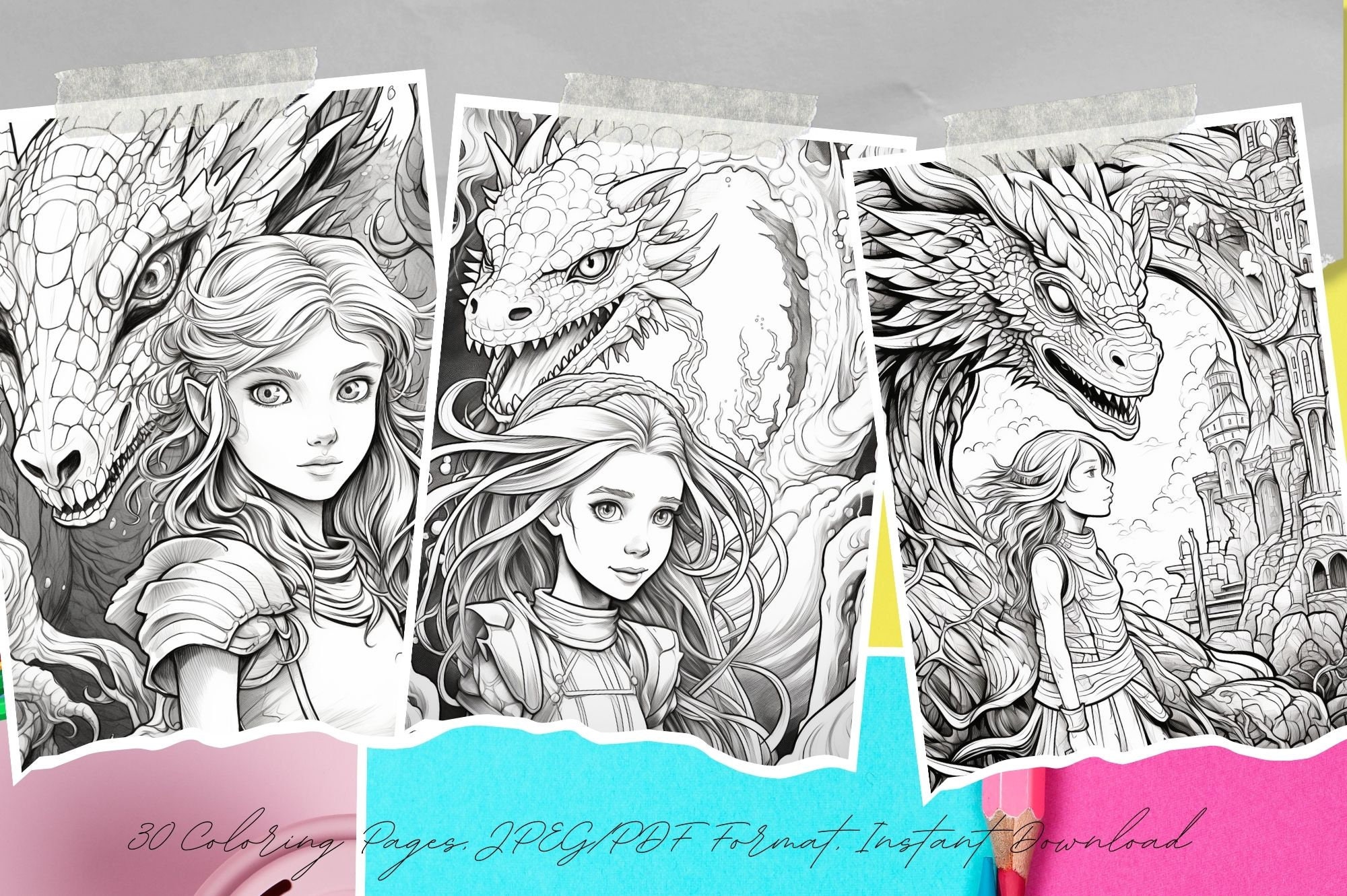 Adventurer and Dragon Coloring Pages , Dragon Riders Coloring in ...