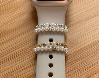 Apple/Smart watch strap double halo in Gold or Silver will fit 38-40mm