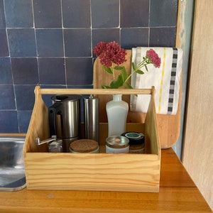 Holzbox M | Werkzeugbox | Holzkiste | Werkzeugkiste